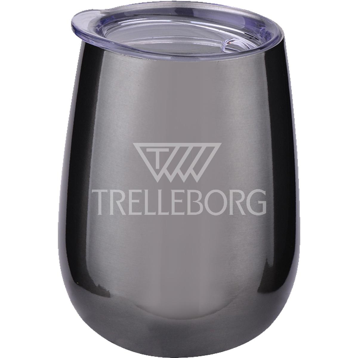 10 Oz. Stainless Stemless Wine Tumbler